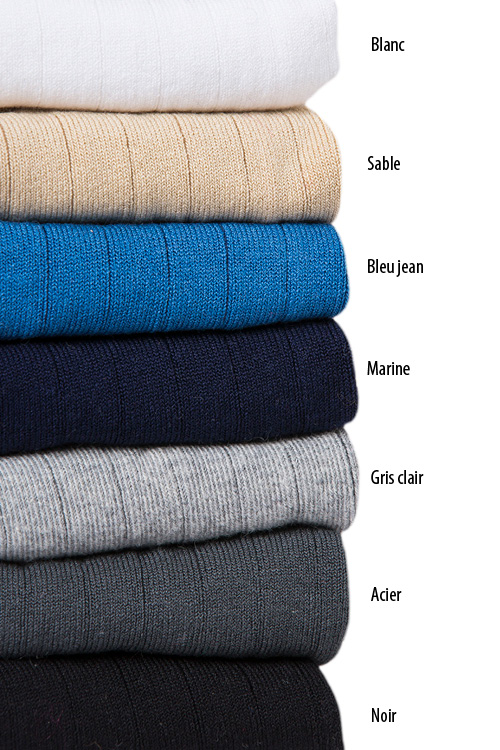 Chaussettes Fil d'Écosse couleurs vives