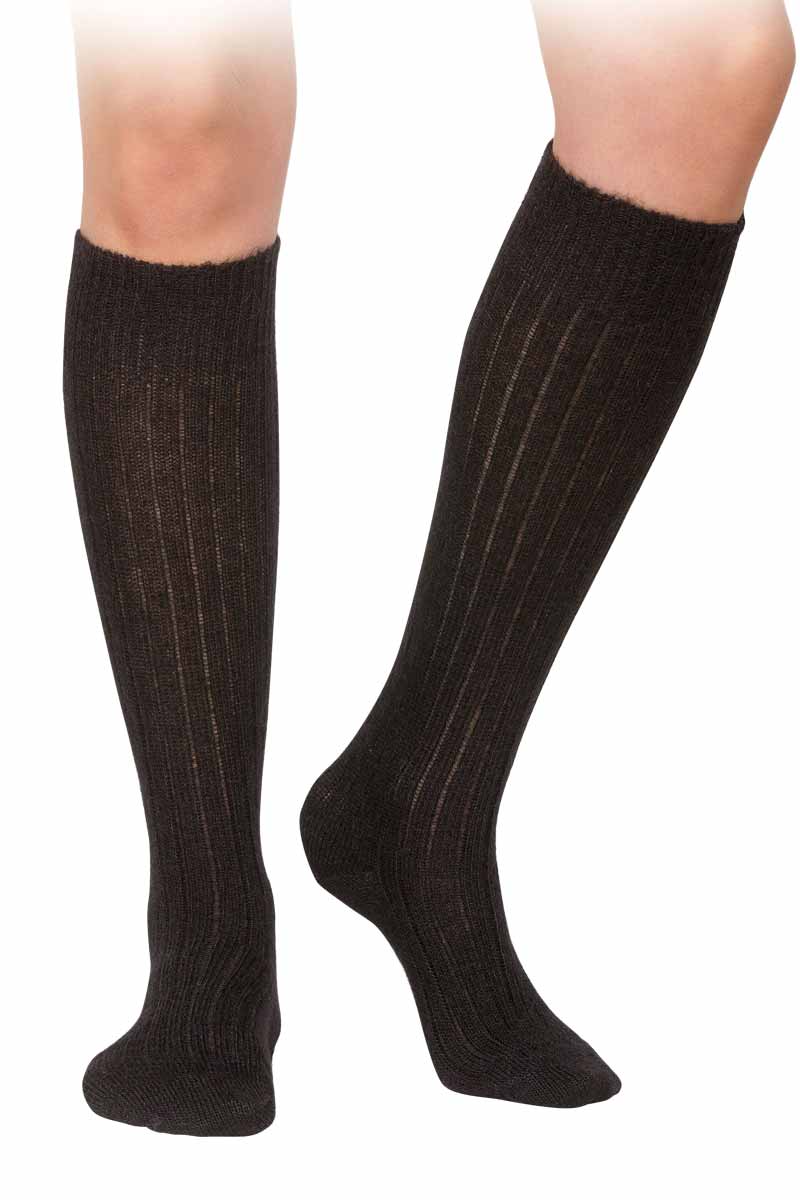 Chaussettes sans couture mohair hautes