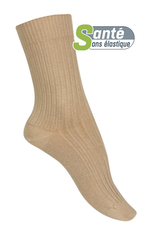 Chaussettes coton peigné Sans élastique