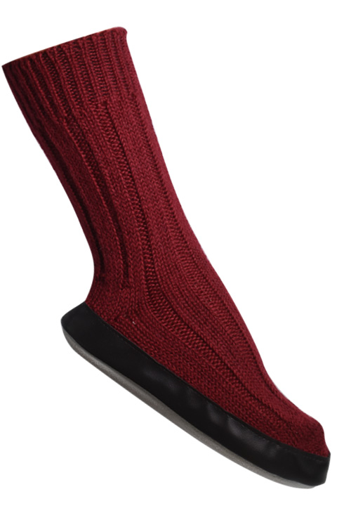 Chausson Chaussette Bordeaux