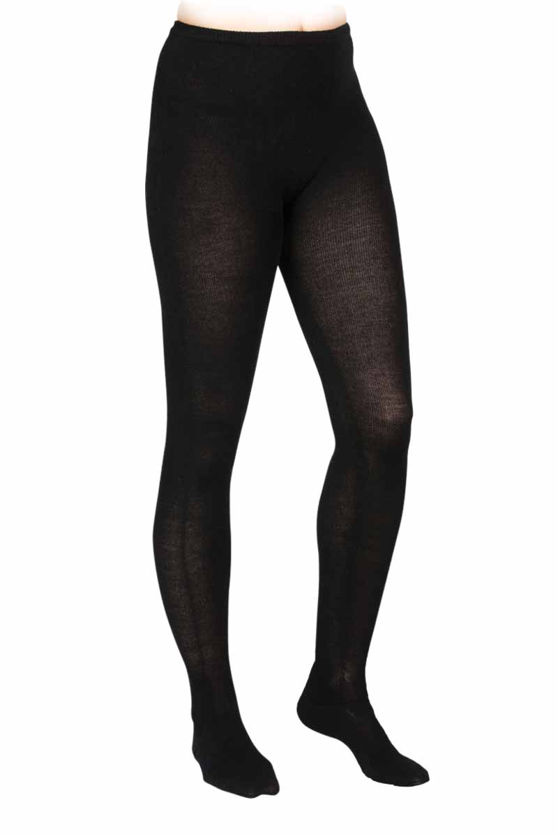 Collant laine Noir