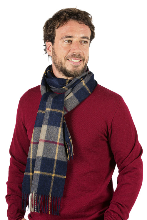 Echarpe laine alpaga Homme