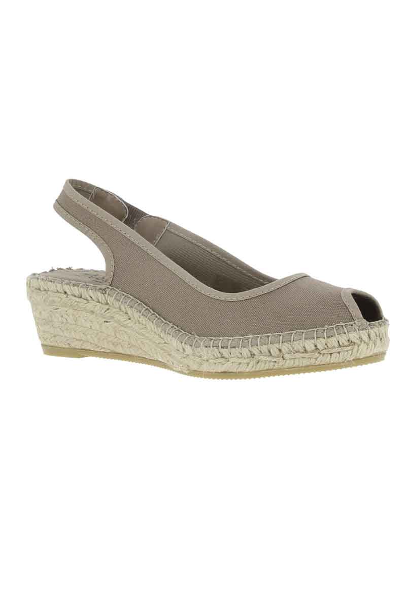 Espadrilles Féminines Taupe Bonnes affaires