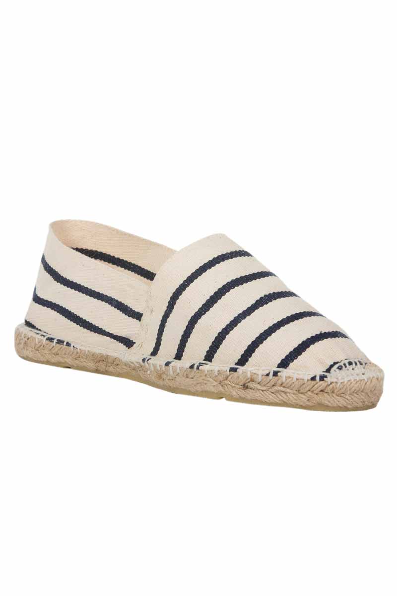 Espadrilles traditionnelles Ecru/Marine