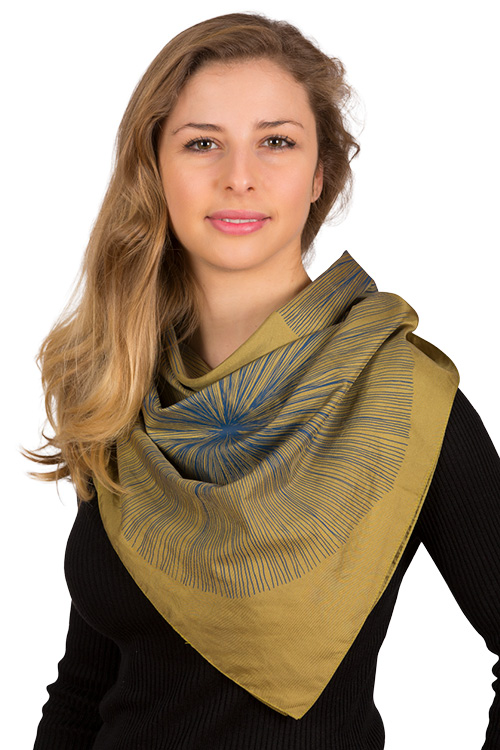 Foulard en Soie de juliette 90 x 90 cm