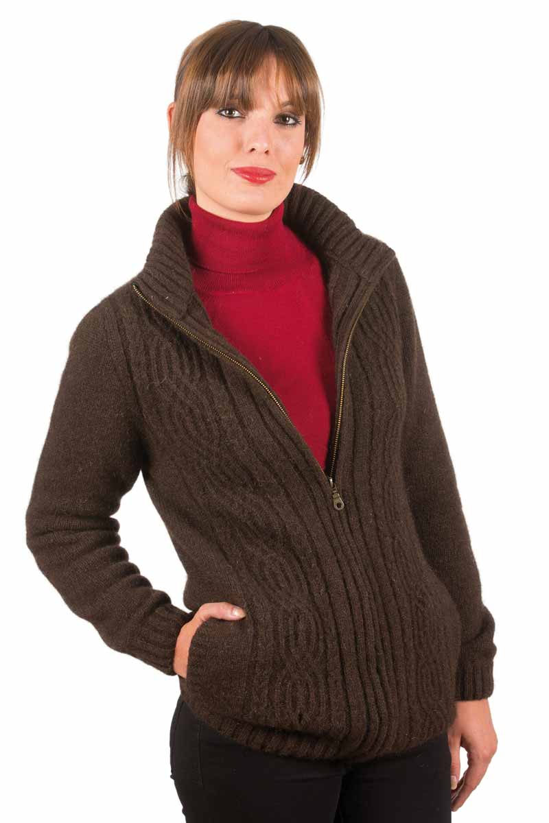 Blouson laine yack zippé