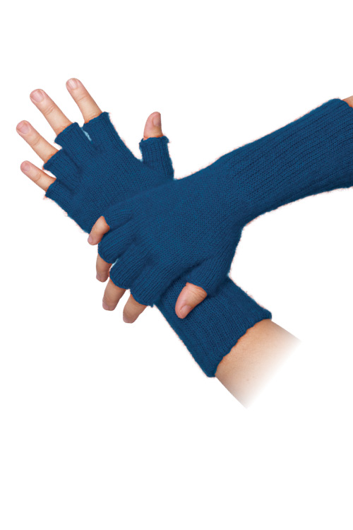 Mitaines laine mohair et soie