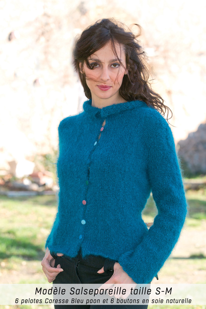 Modèle tricot Colchique taille S-M