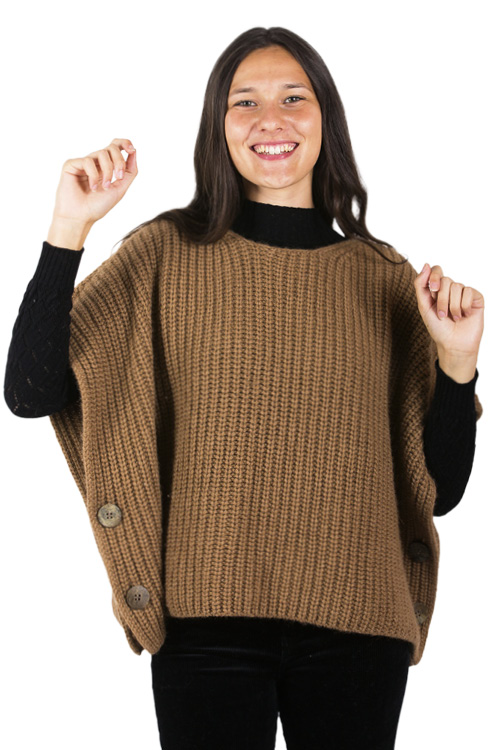 Poncho duvet de bébé chameau