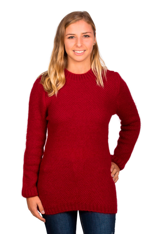 Collection capsule : Pull en laine mohair long