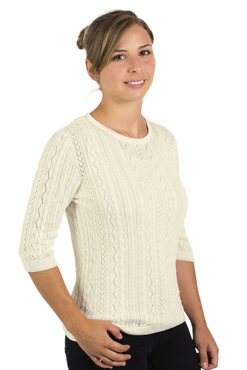 Pull 100 % Soie dentelle