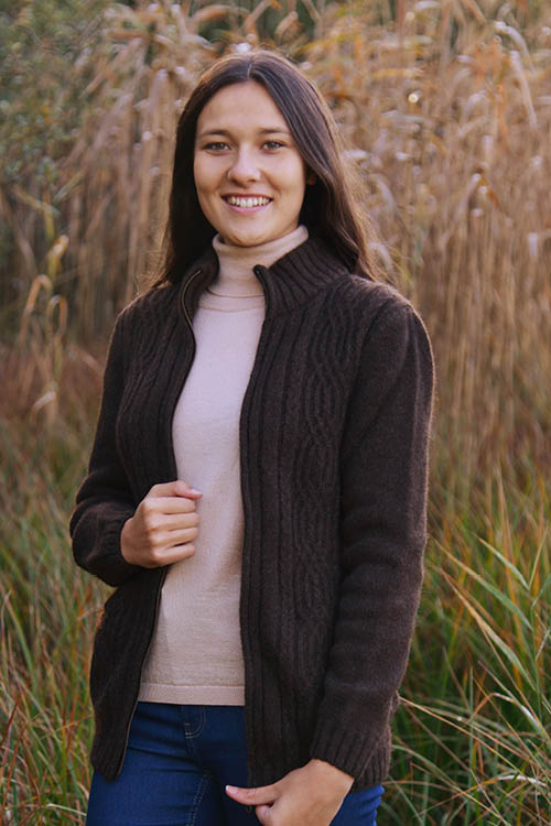 Blouson laine yack zippé